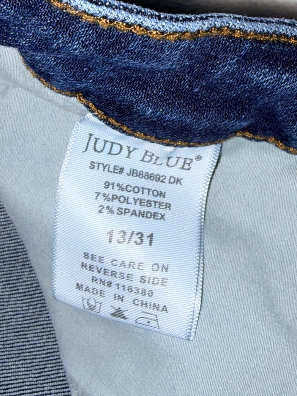Judy Blue Skinny Fit Dark Wash Jeans sz 31 - Picture 4 of 8
